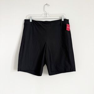 Spanx Sunshine 10" Short Stretch Black Women Size L